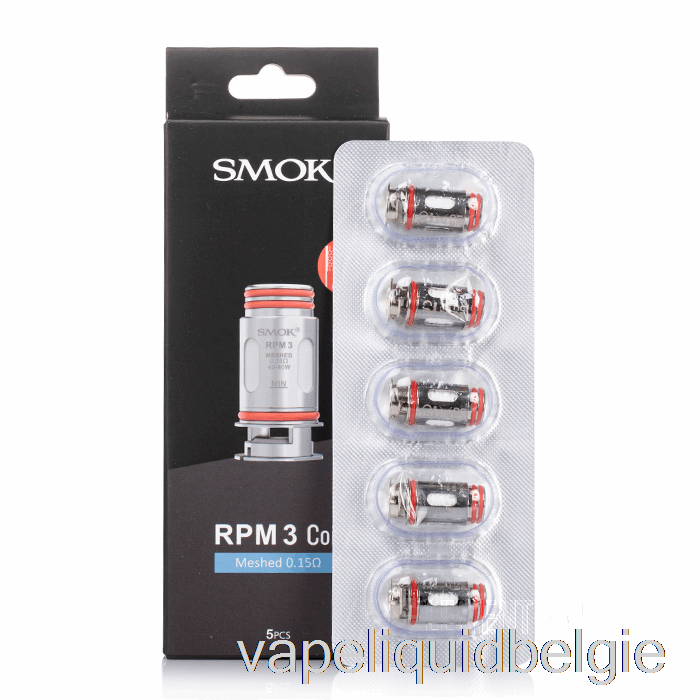 Vape België Smok Rpm 3 Vervangingsspoelen 0.15ohm Rpm 3 Mesh-spoelen